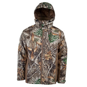 Combinaison de chasse au canard en toile d'hiver de haute qualité, pantalon à bretelles camouflage, impression de logo personnalisée, imperméable, coupe-vent, respirant, vente en gros - Product Image 1