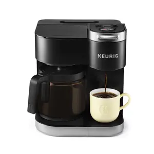 Sıcak ürün Keurig k-duo tek hizmet k-fincan Pod & Carafe kahve makinesi, siyah