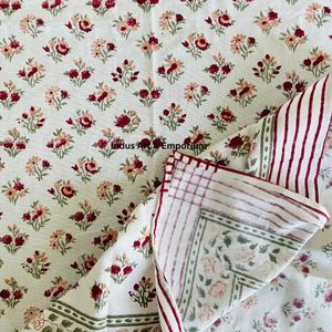 Indian Handmade Cotton <b>Table</b> Cloth Beautiful Hand Block Printed Cotton <b>Table</b> <b>Cover</b> for Wedding <b>Table</b> Cloth for Sale - Product Image 5