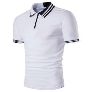 T-shirt pour homme en polyester/coton tricoté, design personnalisé de haute qualité, avec logo et tailles sur mesure, commandes en gros - Product Image 4
