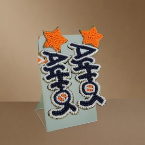 Pendientes de Estrella con Cuentas, Ligeros, Cómodos, Hechos a Mano, con Bordado de Cuentas en la Parte Superior, para Mujeres y Niñas - Product Image 5