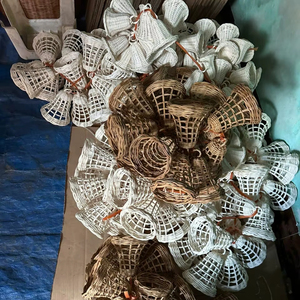 Significant Design Handmade Eco Rattan Ball Ornament Vietnam Wicker Decorative Sphere for Garden Party Christmas Tree Ornament - Product Image 1