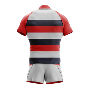 La mejor calidad hecha en tela de poliéster 100% uniforme de rugby precio al por mayor en stock uniforme de rugby - Product Image 3