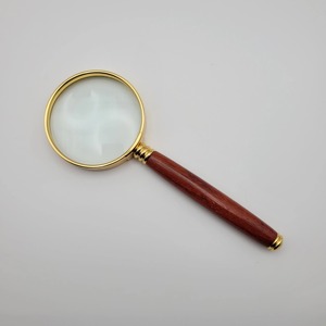 Loupe de designer faite à la main de qualité supérieure avec manche en bois Loupes en métal pour la décoration de la maison Meilleur prix de l'Inde - Product Image 4