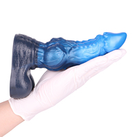 Dildo de Nudo de Monstruo de Fantasía al por Mayor con Ventosa, Pene de Silicona Realista, Masajeador Vaginal, Juguetes Sexuales para Adultos para la Masturbación Femenina
