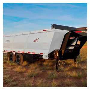 รถดัมพ์เหล็กสำหรับการจัดสวนพร้อมถาดเครื่องมือประตูโรงนาและระบบผ้าใบกันน้ำแบบตาข่ายที่ออกแบบมาเพื่อไซต์งานที่มีประสิทธิภาพ - Product Image 4