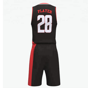 Logo personnalisé uniformes de basket-ball respirant 100% uniformes de basket-ball en polyester uniformes de basket-ball confortables Offre Spéciale - Product Image 4