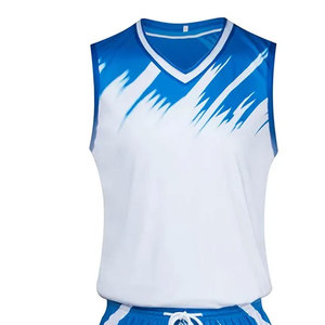 Nouveauté, uniformes de basket-ball décontractés d'extérieur respirants et à séchage rapide / Nouvelle fabrication personnalisée d'uniformes de basket-ball pour hommes - Product Image 4