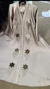 Ropa musulmana tradicional de mujer modesta elegante islámica hermosa estilo Abaya Premium Dubai-accesorio incluido - Product Image 2