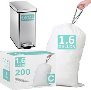 Eco-Friendly Custom Fit Trash Bags for Simplehuman <b>Bins</b> – Leakproof Garbage Liners - Product Image 1