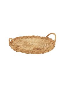 Meilleure vente jacinthe d'eau plateaux de service décoratifs maison nourriture plateau à manger décor durable en osier écologique pour la décoration de restaurant - Product Image 5