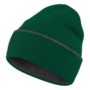 Gorros con puños acrílicos superventas con logotipo personalizado Fabricante de gorros de hombre Gorro de punto Jacquard Sombreros de invierno - Product Image 1