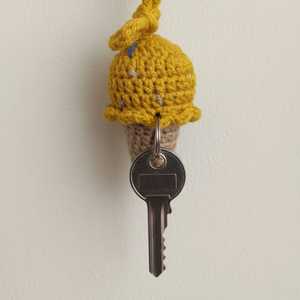 Crochet Ice Cream Keychain DIY <b>Bag</b> Accessory <b>Charm</b> - Product Image 3