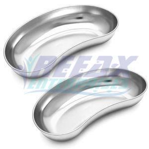 Reeax ถาดรองไตทำจากสแตนเลส2คู่เครื่องมือผ่าตัดเครื่องมือกลวง - Product Image 1