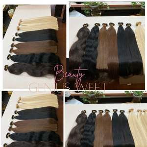 Faisceaux alignés sur les cuticules Extension de cheveux humains Vrigin Cambodgiens 613 os brut vietnamien droit - Product Image 5