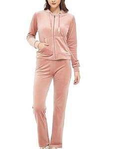 Survêtements de jogging femmes à manches longues survêtement formation hiver épais chaud survêtement ensemble - Product Image 1