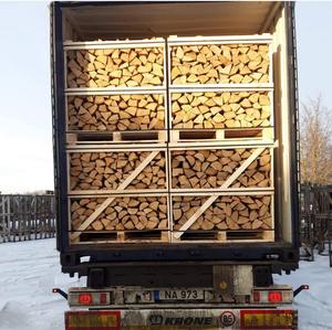 Wood <b>Log</b> Storage Shed With Corrugated Roof Outdoor Firewood Rack For Garden Use. - Product Image 5