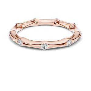 Bague en diamant de laboratoire 0,315 CT pour femmes, clarté VVS-VS EF, or 18 carats, 14 carats, 10 carats et argent 925, or rose, or jaune, or blanc - Product Image 6