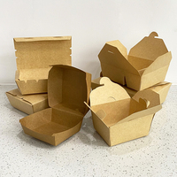 Boîtes d'expédition personnalisées haut de gamme écologiques réutilisables en papier kraft durable avec logo pour vêtements, cadeaux, poulet frit