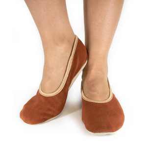 Zapatos de gimnasia rítmica para mujeres y niñas con logotipo personalizado de su propio fabricante zapatos de media punta Lírica de microfibra - Product Image 2