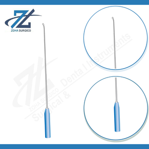 Cureta Ósea Azul con Mango Acetal Suregrip, 410 mm de Largo, Recta, 3 mm, Acero Inoxidable, Juego de Instrumentos Quirúrgicos Reutilizables, Certificado CE - Product Image 3