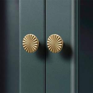 Boutons en laiton pour armoire de chambre à coucher, meubles, pièces durables, décoration de meubles personnalisable, aspect métallique classique luxueux - Product Image 2