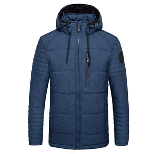 Chaqueta Acolchada de Lona con Capucha de Diseño Personalizado, Relleno Suave, para Hombre, Invierno, Acolchada, Moderna, Ropa Deportiva, Informal, Urbana - Product Image 6