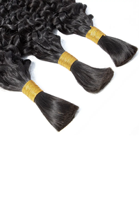 Recommended Bulk Virgin Brazilian Remy <b>Hair</b> Extensions for Deep Wave <b>Braiding</b> - Product Image 3