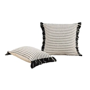 Housse de coussin décorative amovible en coton de luxe de qualité supérieure, imprimée sur mesure, lavable et résistante aux taches pour la décoration intérieure - Product Image 1