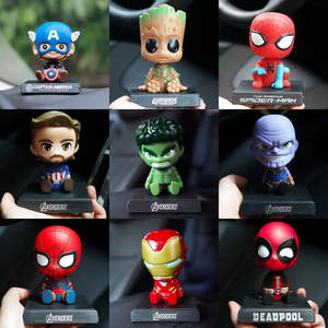 Figura Móvil de Marvel con Cabeza Articulada, Accesorio de Plástico para Coche - Product Image 2