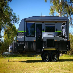 Mini caravane de camping tout-terrain haut de gamme moderne, légère, imperméable, avec toilettes - Product Image 6