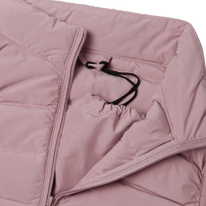 เสื้อแขนกุดกันน้ำสำหรับผู้หญิงเสื้อแจ็คเก็ตขนเป็ดแบบสั่งตัด - Product Image 4