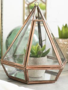 Terrarium en verre moderne en forme de football personnalisé Vase de table Décoration de mariage à la maison Plantes suspendues - Product Image 5