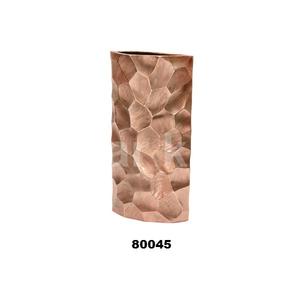 Vases à fleurs en métal moderne de haute qualité en aluminium fini cuivre pour la maison chambre à coucher salon chambre d'hôtes et décor de bureau - Product Image 1