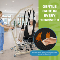 Sangle de transfert pour patient, harnais de soutien complet pour personnes âgées et handicapées, transfert de lit à fauteuil roulant avec boucles