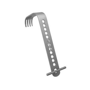 Retractores para uso médico Retractor de cadera hoja larga estándar curvada Plana 1 "* 4", 8 "mango Reutilizable Acero inoxidable quirúrgico de EE. UU. - Product Image 3