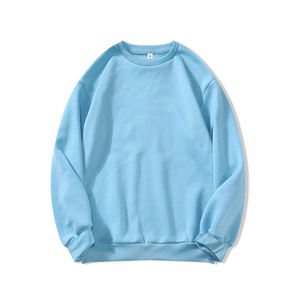 Sweat à capuche en coton double face écologique pour femmes pull à épaules tombantes respirant avant imprimé Logo pour l'hiver - Product Image 1