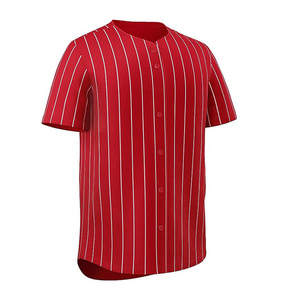 Jersey de béisbol para Unisex Pakistán Hecho de la mejor calidad Venta al por mayor Jersey de béisbol Transpirable Ropa deportiva de secado rápido Diseño a rayas - Product Image 3