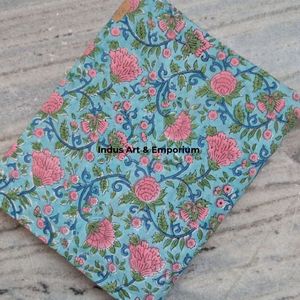 Jaipuri ผ้า60X60วิ่งแบบดั้งเดิมพิมพ์ลายบล็อกผ้าฝ้าย - Product Image 4