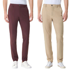 Pantalons de sport pour hommes de haute qualité, respirants, en toile, pour les jeunes, décontractés, polyvalents, avec poche, tendance pour le printemps et l'automne - Product Image 5
