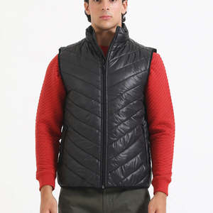 Gilet matelassé personnalisé en couleur, veste à capuche isolée pour homme, fermeture éclair imperméable, coque souple, vêtement élégant, vêtements d'extérieur - Product Image 6