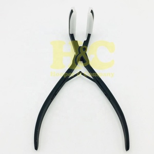 <b>Tape</b> Pliers Stainless Steel Pliers <b>Micro</b> Nano Ring Hair Extensions Opener Removal Tool Hair Loop Styling Tool Logo Packing - Product Image 5