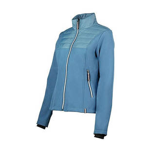 Veste Softshell pour femmes de haute qualité, personnalisée en gros, légère, imperméable, coupe-vent et respirante avec capuche - Product Image 5