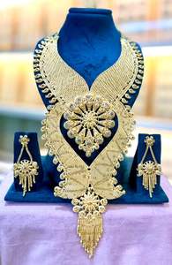 Wedding-Friendly Alloy <b>Fashion</b> <b>Jewelry</b> <b>Sets</b> Includes Necklace Earrings Ring & Bracelet - Product Image 6