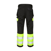 Pantalon de travail cargo de haute qualité en polycoton réfléchissant, respirant, anti-plis, grande taille, pour la construction
