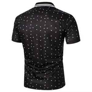 เสื้อโปโลผู้ชายคุณภาพสูง แห้งเร็ว ระบายอากาศดี พิมพ์ลายแบบซับลิเมชั่นทั่วตัว พร้อมพิมพ์โลโก้ตามสั่ง - Product Image 6