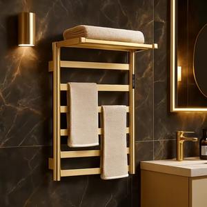 GROSSE REMISE ; construction en métal robuste résiste à la flexion et à la déformation, gardant les serviettes en place de manière sécurisée tous les jours - Product Image 1