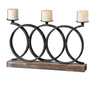 Bougeoir en cristal, décoration de la maison, autre support de bougie brillant, pour l'intérieur et l'extérieur - Product Image 1