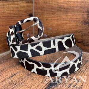 Cinturón de cuero hecho a mano con hebilla duradera Cinturones perfectos de alta calidad impecables - Product Image 1