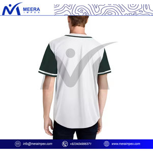 Camiseta de béisbol de alta calidad, uniforme de equipo personalizado, ropa deportiva transpirable de secado rápido con botones para liga, entrenamiento y ropa de discoteca - Product Image 2